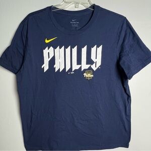Phillies Nike Philly Connect Navy Blue T-Shirt